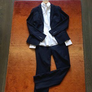 Banana Republic Women's Pant Suit Size Small Navy